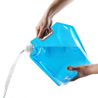 حقيبة تخزين قابلة للطي للتخييم والمشي لمسافات طويلة بسعة 5 لتر و 10 لتر
