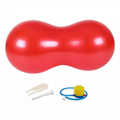 45 * 90 سم التخصيص بولي كلوريد الفينيل كرة يوجا الفول السوداني

